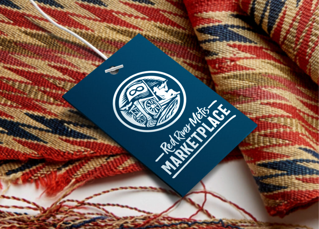Red River Métis Marketplace product tag.