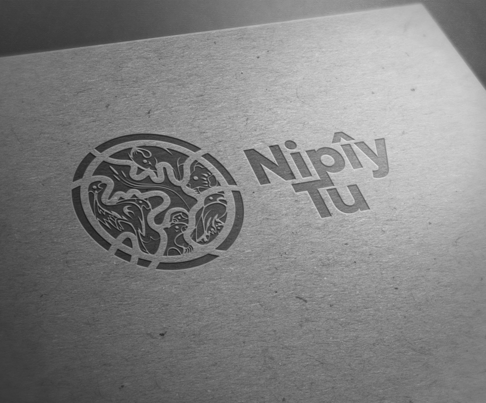 Nipîy Tu logo design on paper