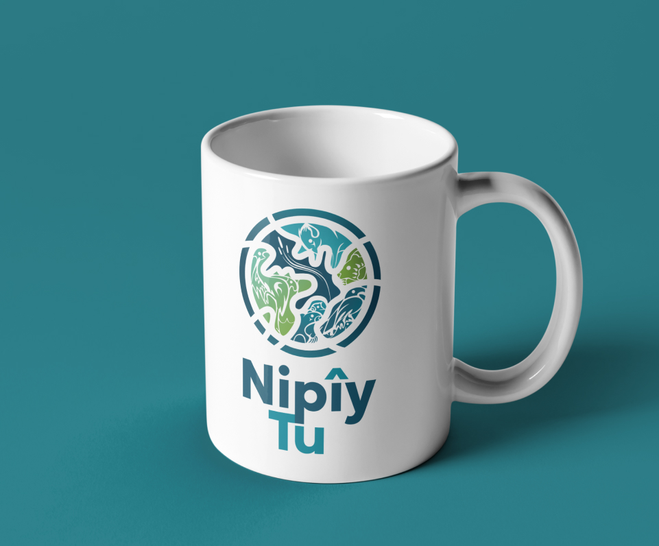 Nipîy Tu logo design on mug