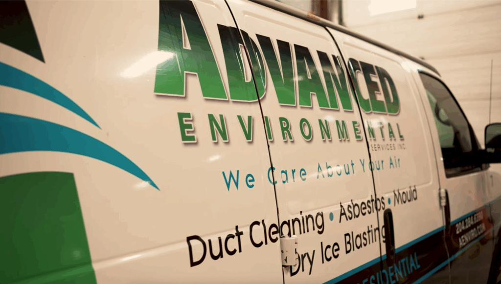 Advanced Environmental decaled vehicle.